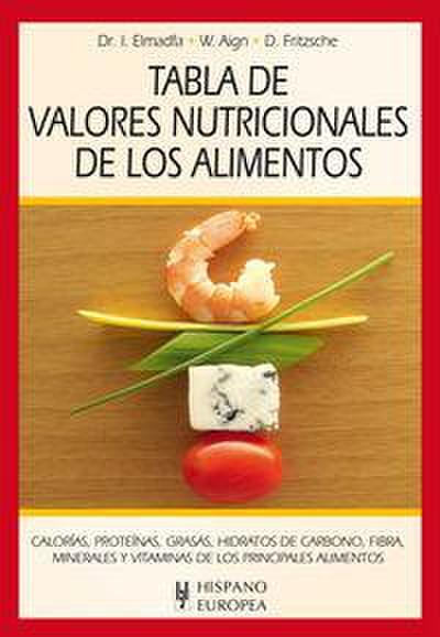 Tabla de valores nutricionales de los alimentos