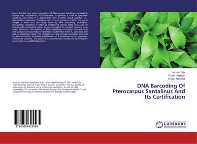 DNA Barcoding Of Pterocarpus Santalinus And Its Certification