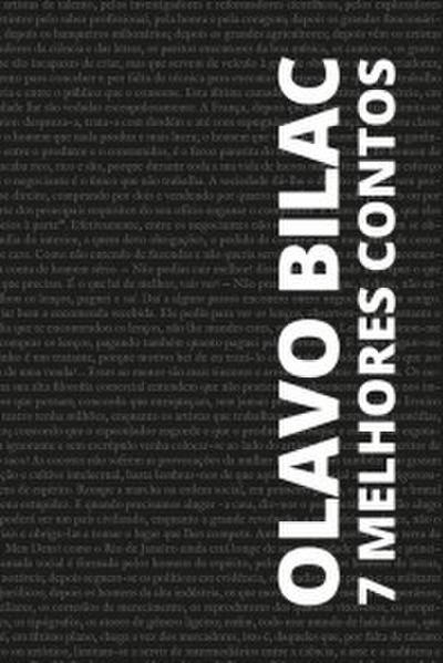 7 melhores contos de Olavo Bilac