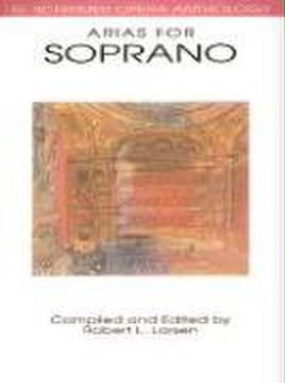 Arias for Soprano - G. Schirmer Opera Anthology Vocal Collection Classical Soprano Sheet Music and Songbook for Singers