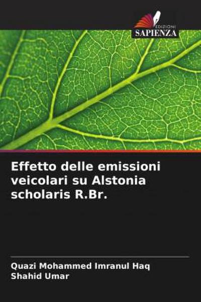 Effetto delle emissioni veicolari su Alstonia scholaris R.Br.