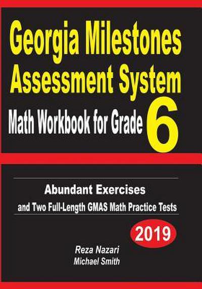 Georgia Milestones Assessment System Math Workbook for Grade 6