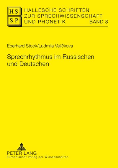 Sprechrhythmus im Russischen und Deutschen