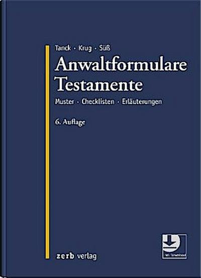 Anwaltformulare Testamente