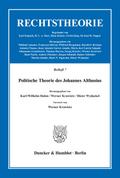 Politische Theorie des Johannes Althusius.