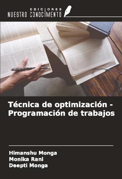 Técnica de optimización - Programación de trabajos