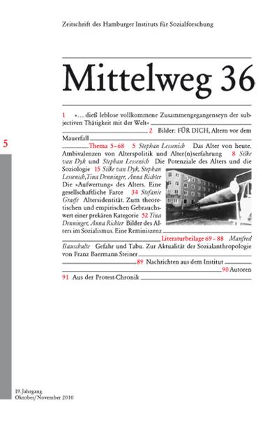 Das Alter von heute. Mittelweg 36, Zeitschrift des Hamburger Instituts für Sozialforschung, Heft 5/2010