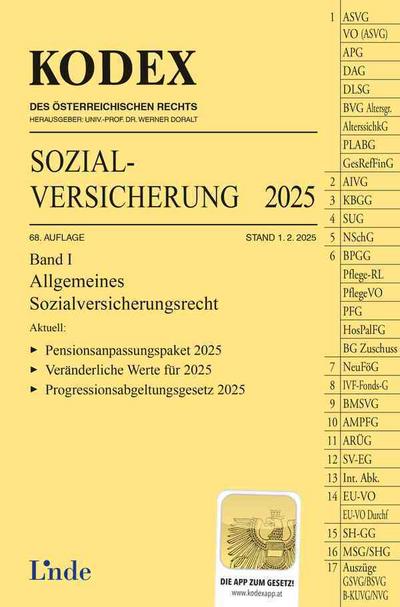 KODEX Sozialversicherung 1/2025