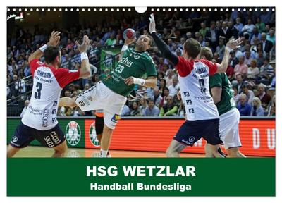 Handball Bundesliga - HSG Wetzlar (Wandkalender 2024 DIN A3 quer), CALVENDO Monatskalender