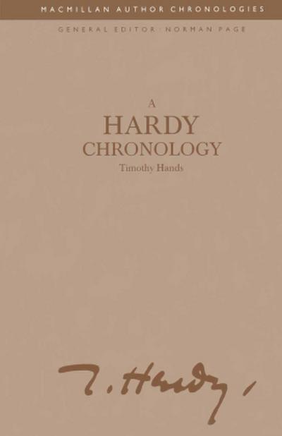 A Hardy Chronology