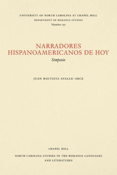 Narradores hispanoamericanos de hoy