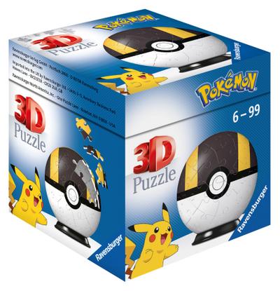 Ravensburger 3D Puzzle 11266 - Puzzle-Ball Pokémon Pokéballs - Hyperball - [EN] Ultra Ball - für große und kleine Pokémon Fans ab 6 Jahren