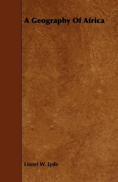 A Geography of Africa