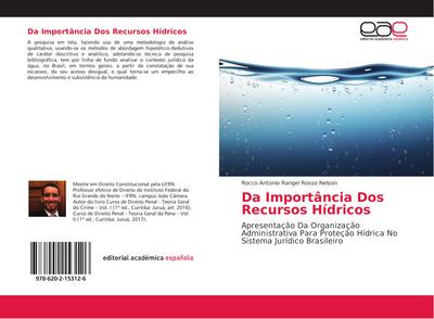Da Importância Dos Recursos Hídricos
