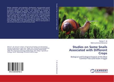 Studies on Some Snails Associated with Different Crops
