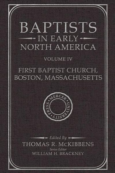 Baptists in Early North Americ