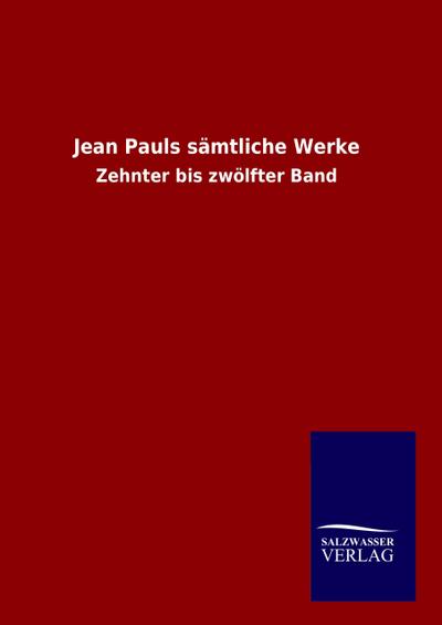 Jean Pauls sämtliche Werke
