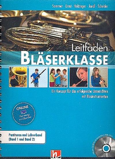 Leitfaden Bläserklasse 5. und 6. Klasse, Lehrerband, m. CD-ROM