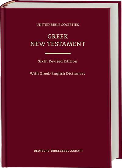Greek New Testament GNT6. With Greek-English Dictionary