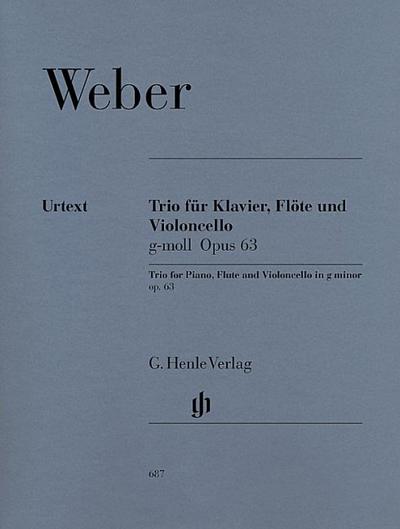 Weber, Carl Maria von - Trio g minor op. 63 for Piano, Flute and Violoncello