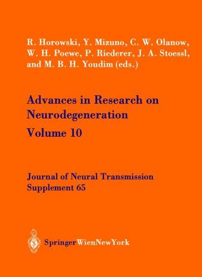 Advances in Research on Neurodegeneration