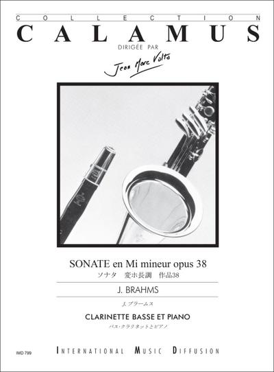 Sonate en mi mineur op.38pour clarinette basse et piano