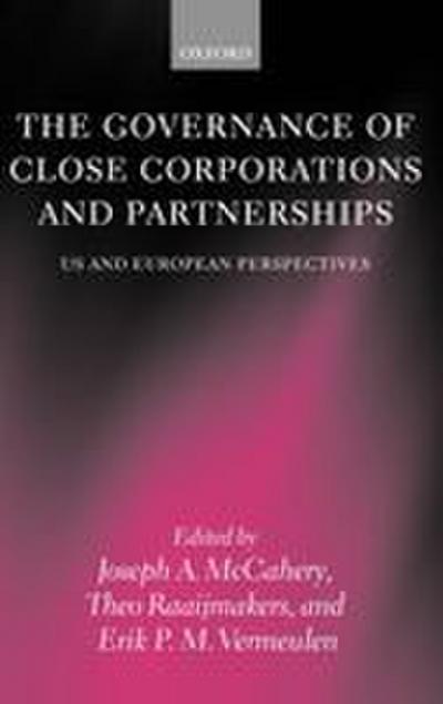 The Governance of Close Corporations and Partnerships