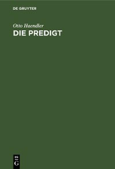 Die Predigt