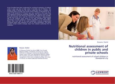 Nutritional assessment of children in public and private schools