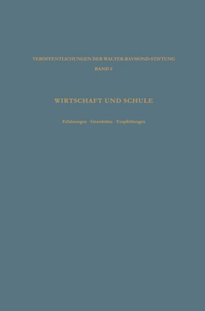 Wirtschaft und Schule
