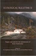 Ecological Bulletins, Targets and Tools for the Ma