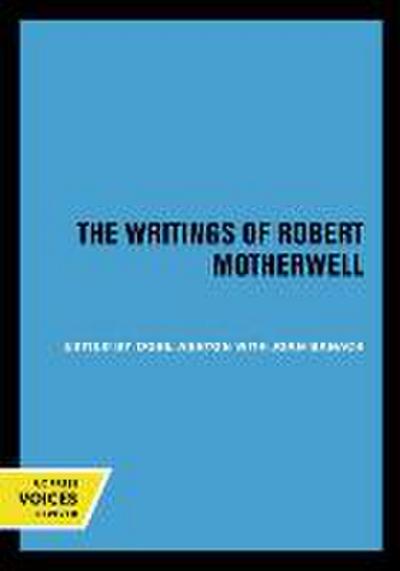 The Writings of Robert Motherwell