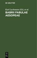 Babrii Fabulae Aesopeae