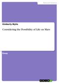 Considering the Possibility of Life on Mars