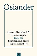 Schriften und Briefe 1549 bis August 1551