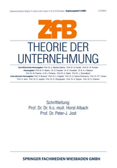 Theorie der Unternehmung