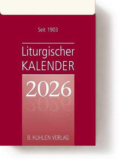 Liturgischer Kalender 2026 Großdruckausgabe