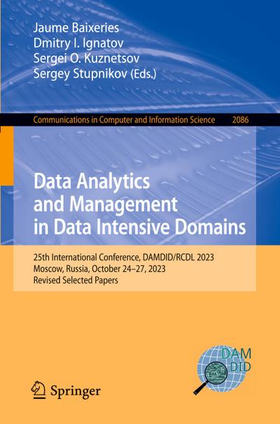 Data Analytics and Management in Data Intensive Domains