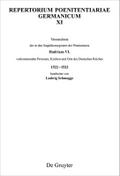 Verzeichnis der in den Supplikenregistern der Pönitentiarie Hadrians VI. vorkommenden Personen, Kirchen und Orte des Deutschen Reiches 1522-1523