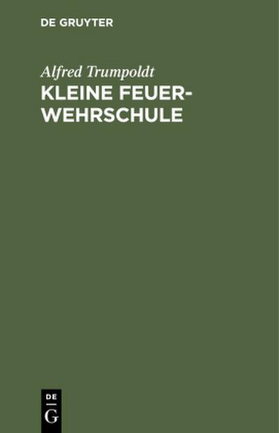 Kleine Feuerwehrschule