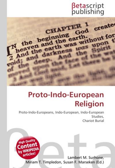 Proto-Indo-European Religion - Lambert M Surhone
