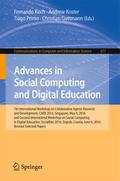 Advances in Social Computing and Digital Education