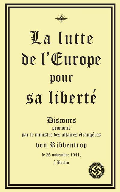 La lutte de l’Europe pour sa liberté