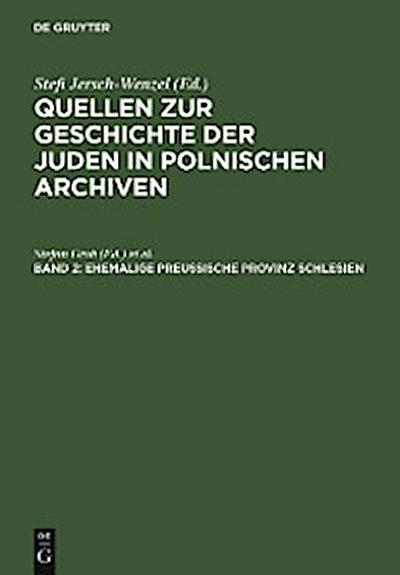 Ehemalige preußische Provinz Schlesien