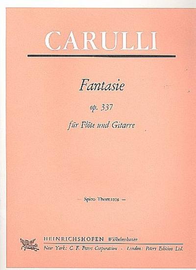 Fantasie op.337für Flöte und Gitarre