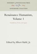 Renaissance Humanism, Volume 1