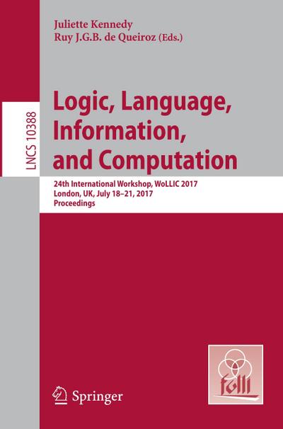 Logic, Language, Information, and Computation
