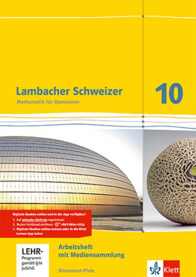 Lambacher Schweizer Mathematik 10. Ausgabe Rheinland-Pfalz, m. 1 Beilage