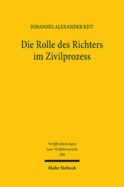 Die Rolle des Richters im Zivilprozess
