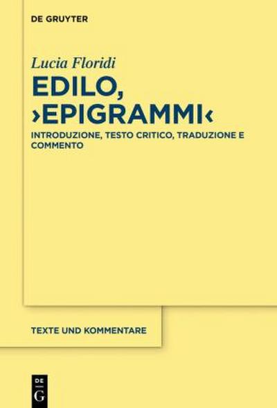 Edilo, ¿Epigrammi¿